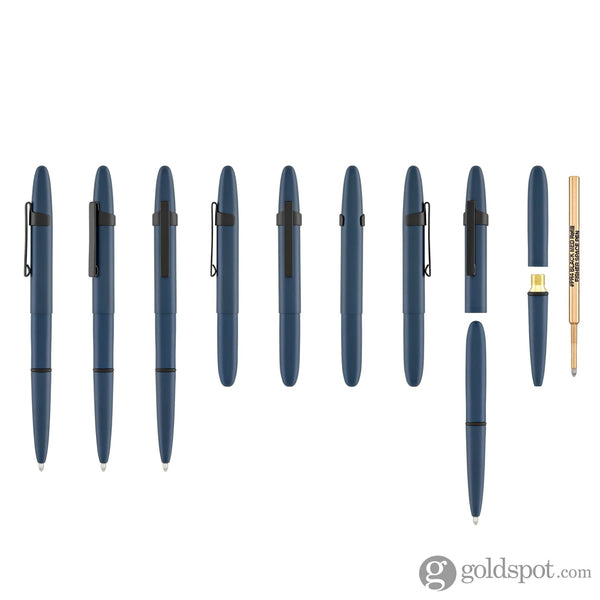 Fisher Space Pen Bullet Ballpoint Pen in Cerakote® Elite Navy Blue with Matte Black Clip Ballpoint Pens