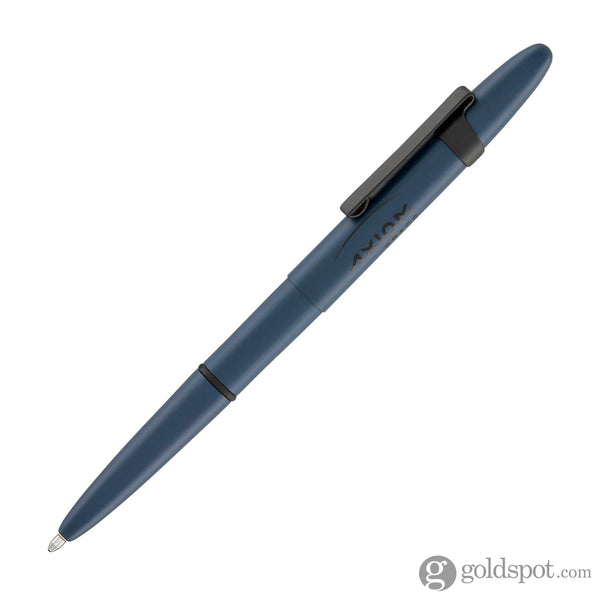 Fisher Space Pen Bullet Ballpoint Pen in Elite Navy Blue Cerakote® with Matte Black Clip & Axiom Space Logo Ballpoint Pens