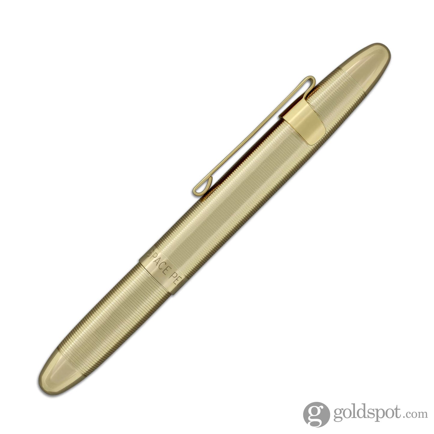 Fisher Space Pen Bullet Ballpoint Pen with Clip - Lacquered Brass Ballpoint Pen