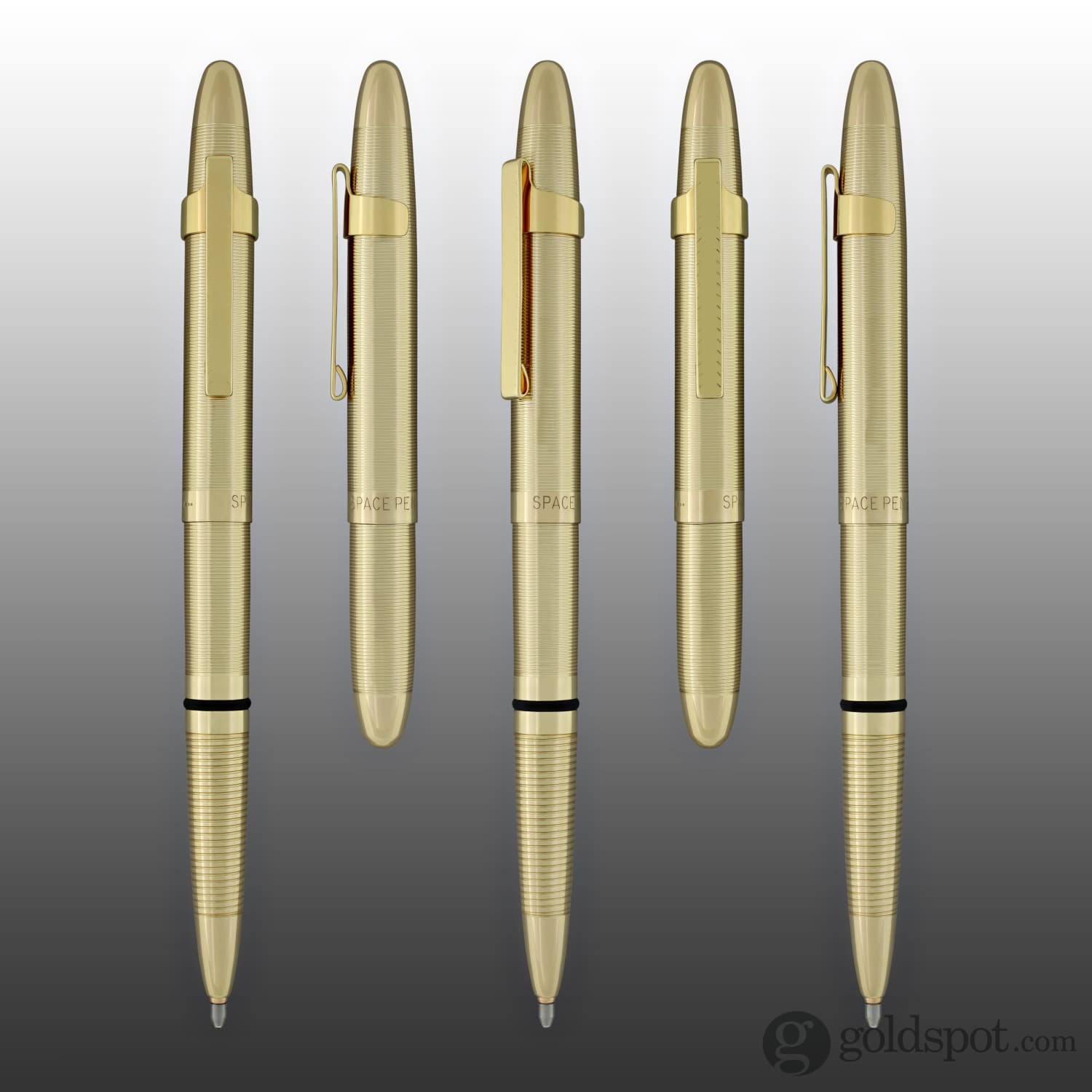 Fisher Space Pen Bullet Ballpoint Pen with Chrome Clip in Tahitian Blu -  Goldspot Pens