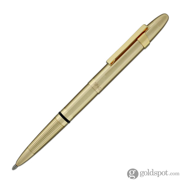 Fisher Space Pen Bullet Ballpoint Pen with Clip - Lacquered Brass Ballpoint Pen