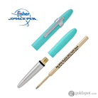 Fisher Space Pen Bullet Ballpoint Pen with Chrome Clip in Tahitian Blue Pen