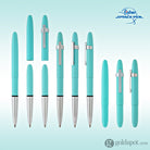 Fisher Space Pen Bullet Ballpoint Pen with Chrome Clip in Tahitian Blue Pen