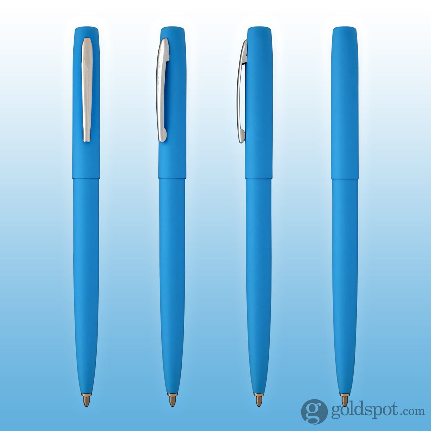 Fisher Space Pen Cap-O-Matic Specialized Ballpoint Pen M4 Powder Coated in Matte Blue Ballpoint Pen