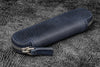 Galen Leather 1 Pen Case for Kaweco - Pocket Pen in Crazy Horse Navy Blue Pen Cases