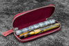 Galen Leather 2 Pen Case for Kaweco - Pocket Pen in Carmine Red Pen Cases