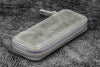 Galen Leather 2 Pen Case for Kaweco - Pocket Pen in Crazy Horse Smokey Grey Pen Cases