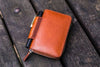 Galen Leather EDC Wallet in Brown Pen Cases