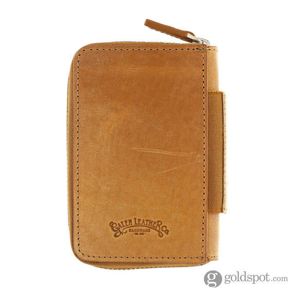 Galen Leather EDC Wallet in Crazy Horse Honey Ochre Pen Cases