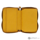 Galen Leather EDC Wallet in Crazy Horse Honey Ochre Pen Cases