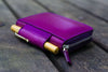 Galen Leather EDC Wallet in Purple Pen Cases