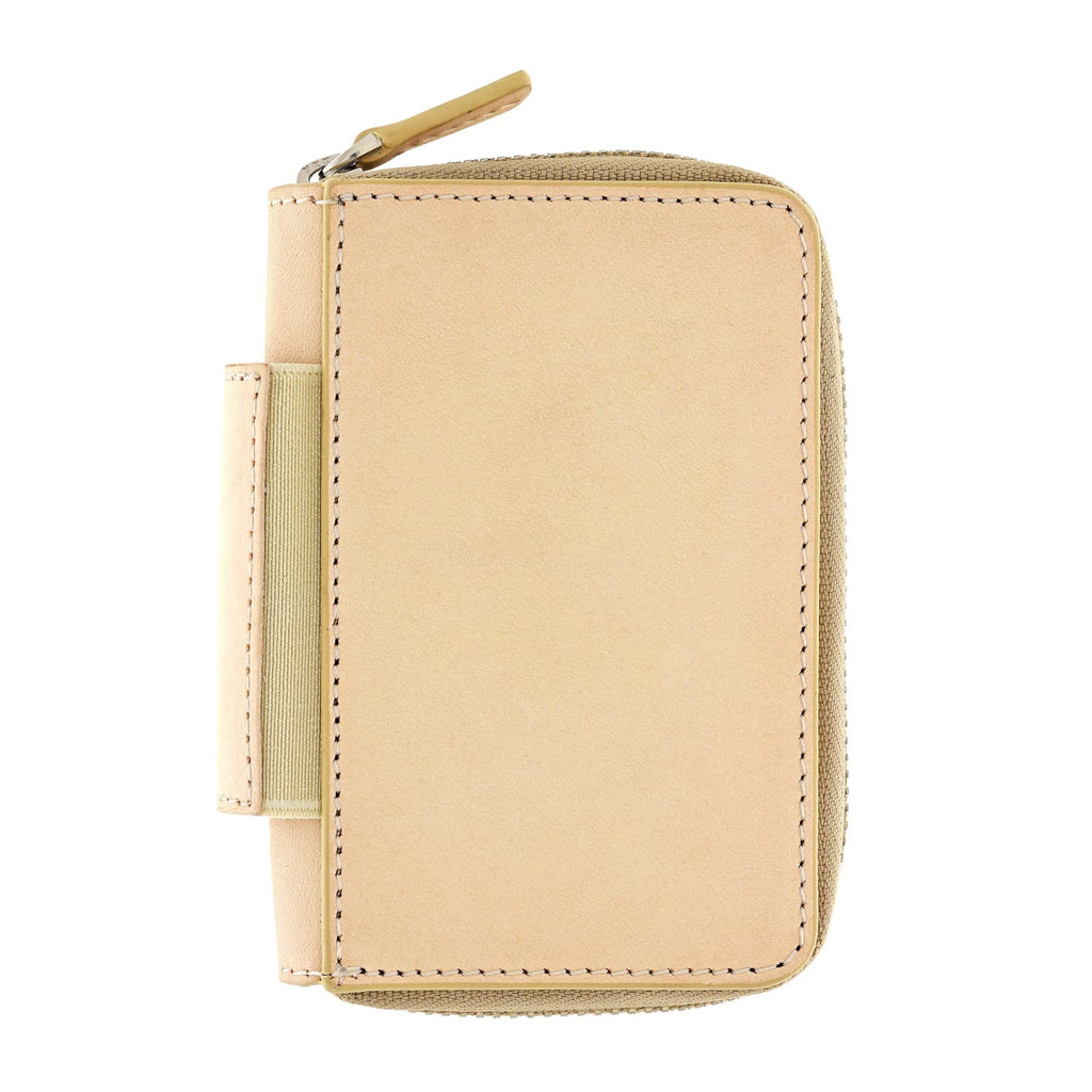 Galen Leather EDC Wallet in Undyed Leather Pen Cases