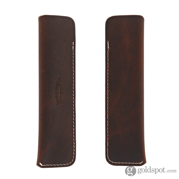 Galen Leather Single Pen Case in Brown Pen Cases