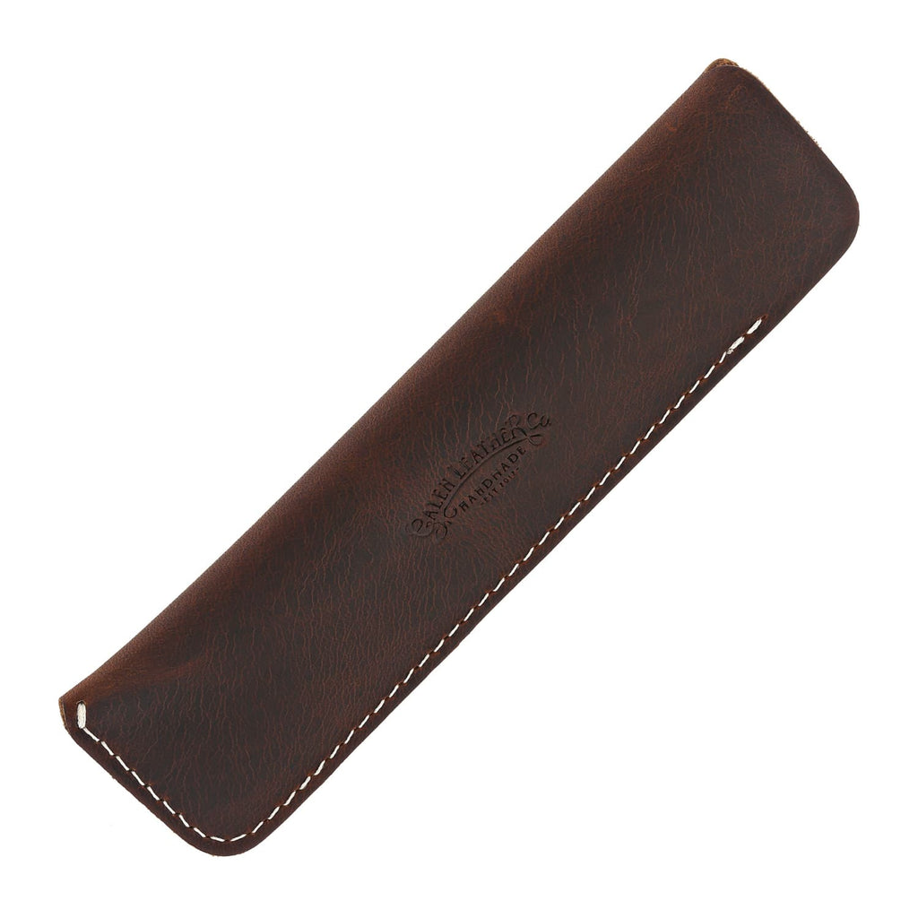 Galen Leather Single Pen Case in Brown Pen Cases