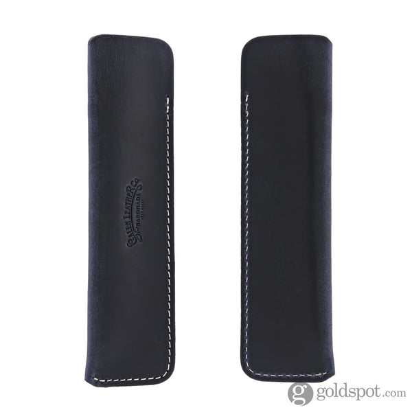 Galen Leather Single Pen Case in Navy Blue Pen Cases