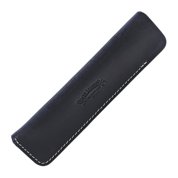 Galen Leather Single Pen Case in Navy Blue Pen Cases