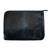 Galen Leather Zippered Writer’s Bank Bag in Crazy Horse Black Pen Cases