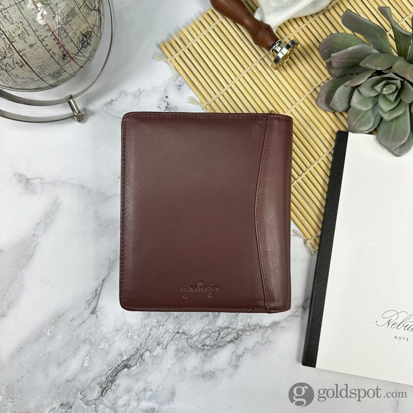 Girologio 12 Zippered Pen Case in Antique Brown Cases