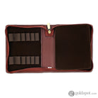 Girologio 12 Zippered Pen Case in Antique Brown Cases