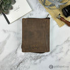 Girologio 12 Zippered Pen Case in Bomber Brown Cases