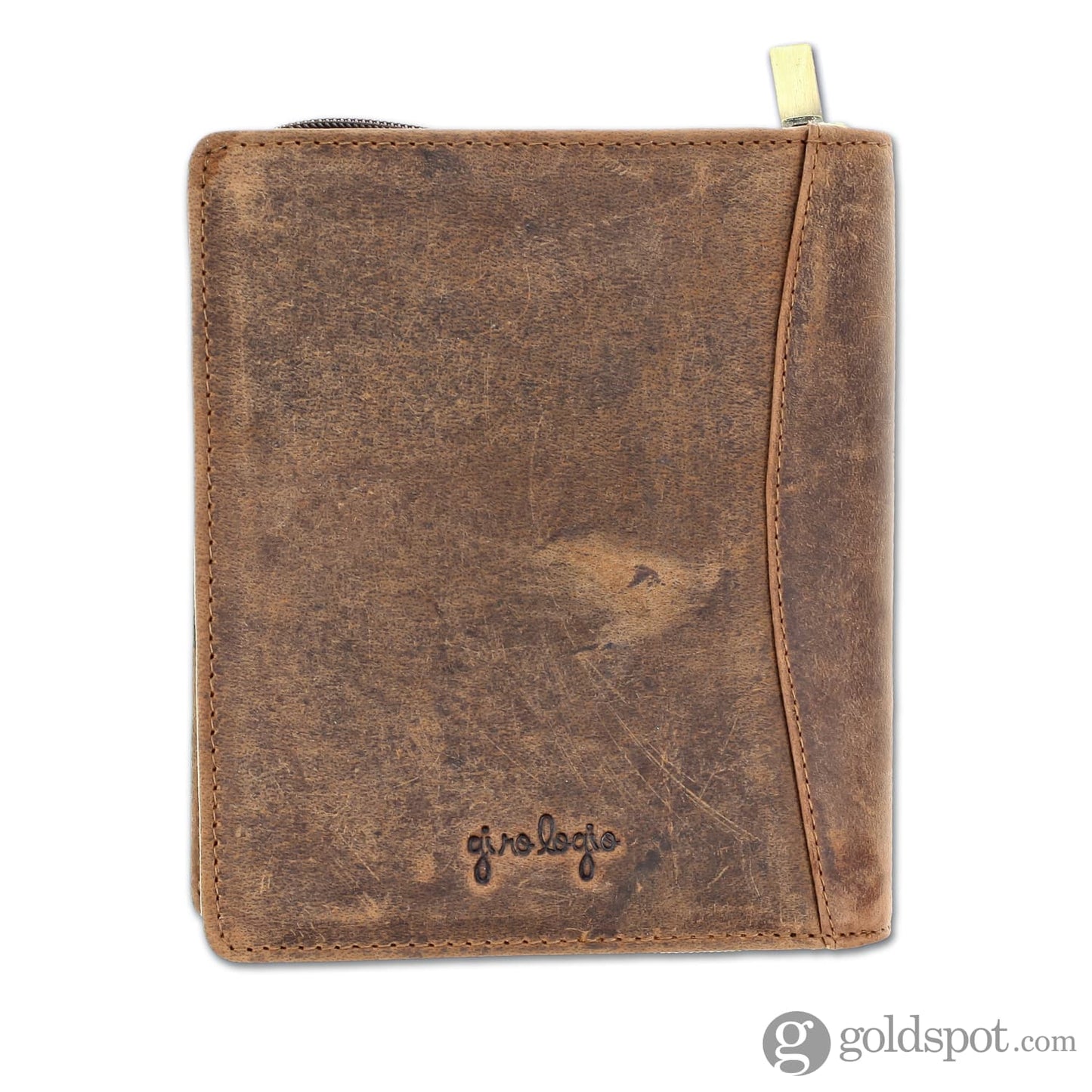 Girologio 12 Zippered Pen Case in Bomber Brown Cases