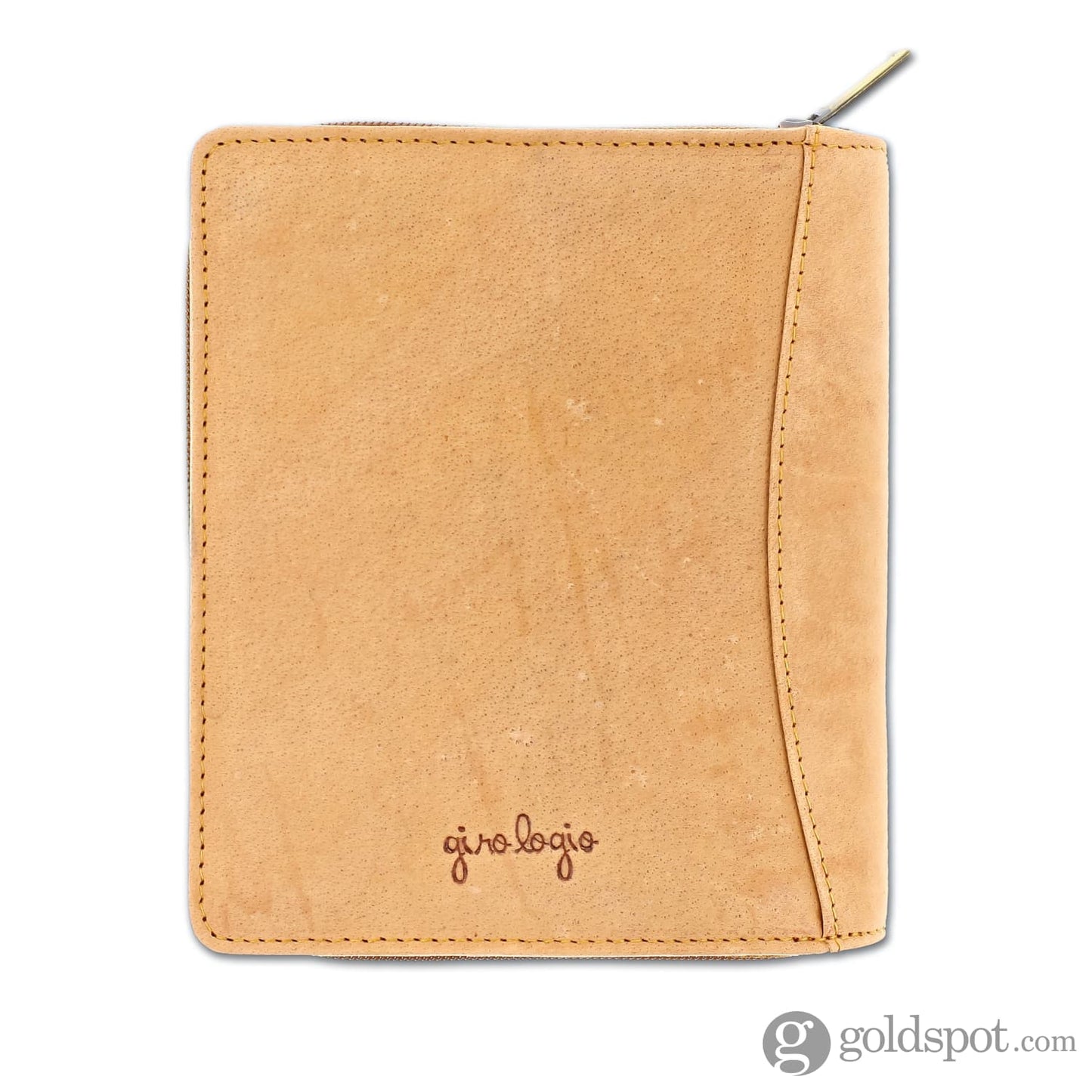 Girologio 12 Zippered Pen Case in Saddle Tan Cases