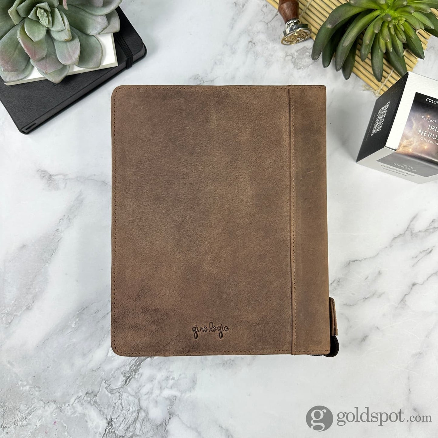 Girologio 24 Zippered Pen Case in Bomber Brown Cases