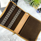 Girologio 24 Zippered Pen Case in Saddle Tan Cases