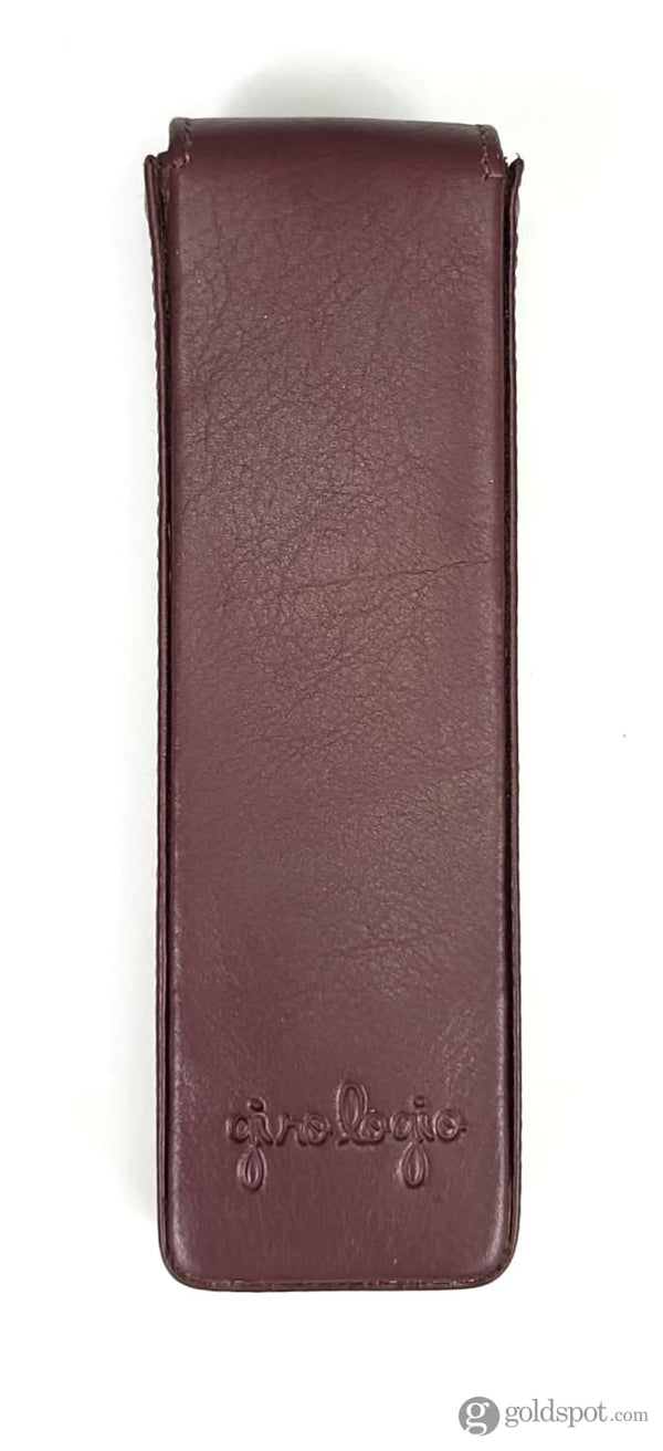Girologio Double Magnetic Closure Pen Case in Antique Brown Cases