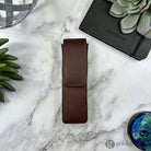 Girologio Double Magnetic Closure Pen Case in Antique Brown Cases