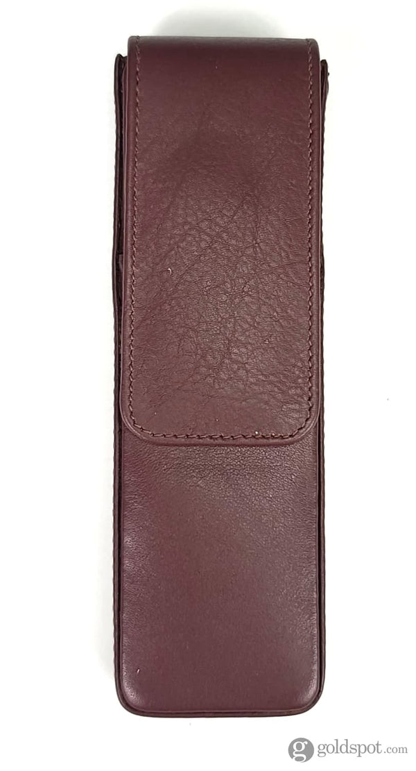 Girologio Double Magnetic Closure Pen Case in Antique Brown Cases