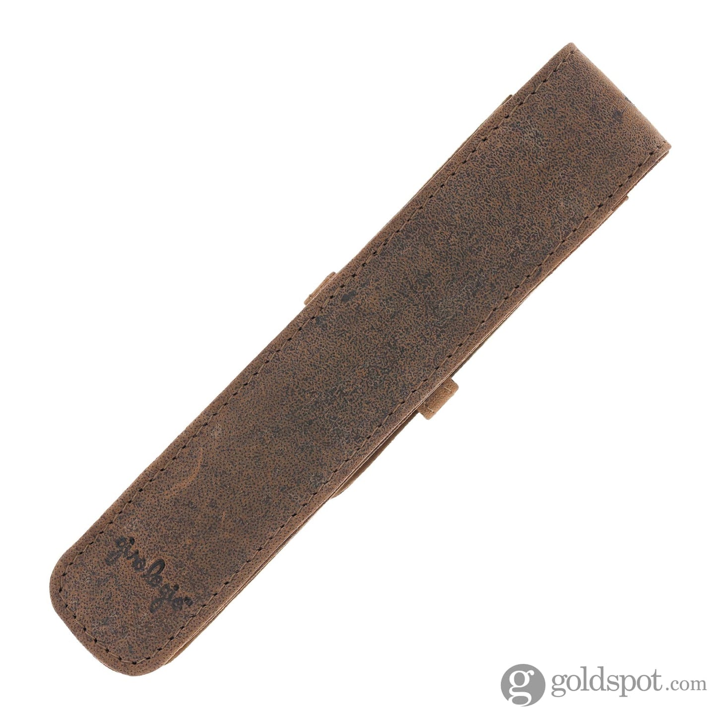 Girologio Single Pen Case in Bomber Brown Cases