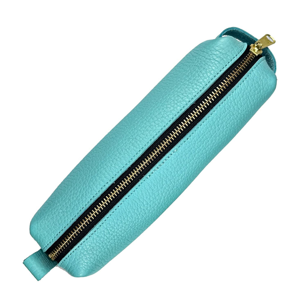 Girologio YKK Zipper Pouch in Aqua Breeze Pen Cases