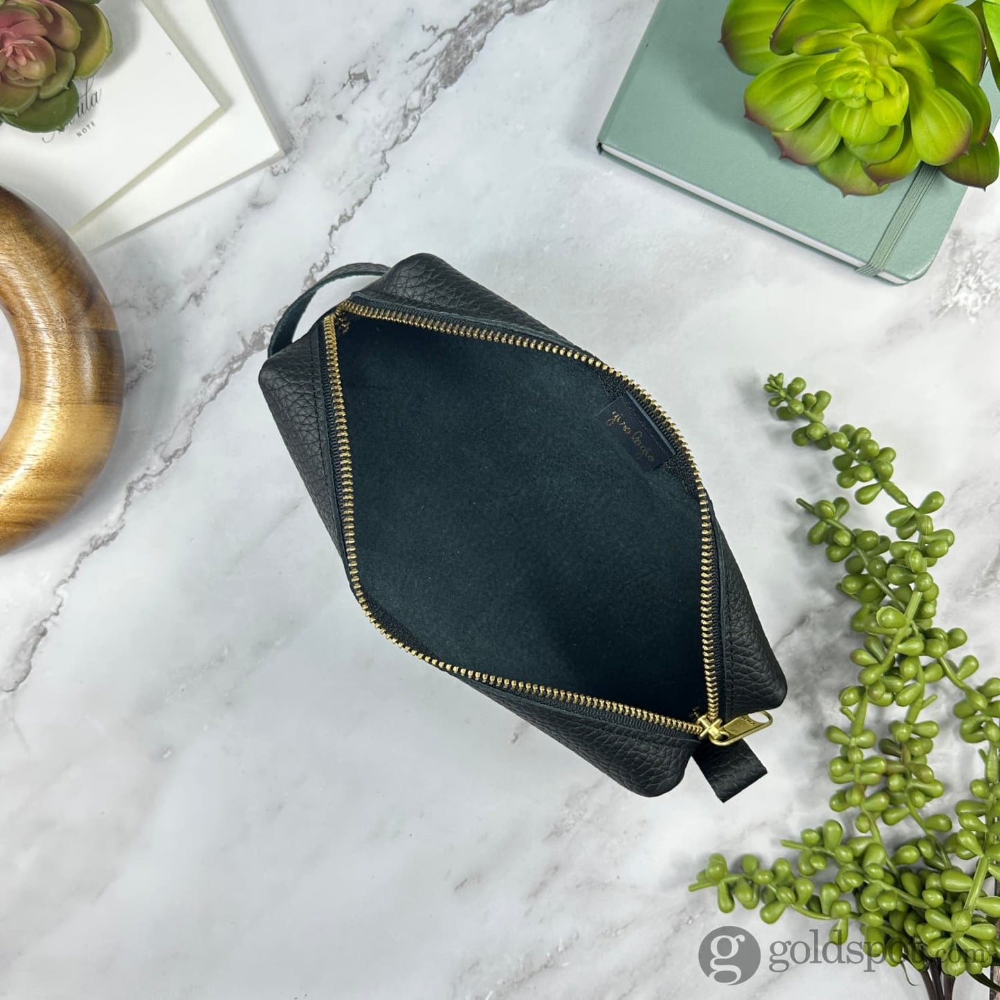 Girologio YKK Zipper Pouch in Midnight Noir Pen Cases