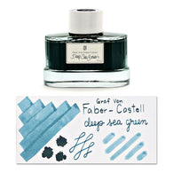 Graf von Faber-Castell Bottled Ink in Deep Sea Green - 75 mL