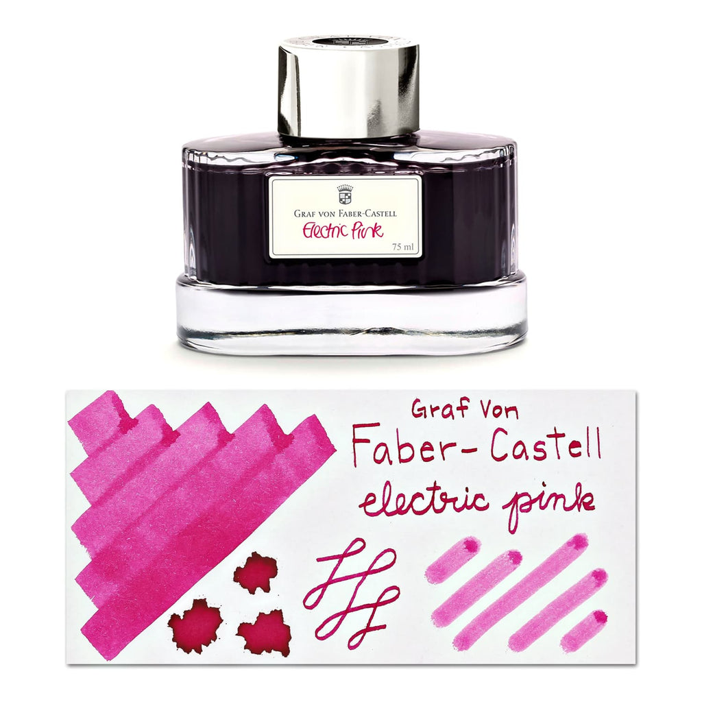 Graf von Faber-Castell Bottled Ink in Electric Pink - 75 mL Bottled Ink
