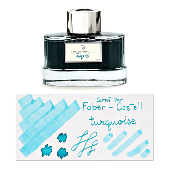 Graf von Faber-Castell Bottled Ink in Turquoise - 75 mL