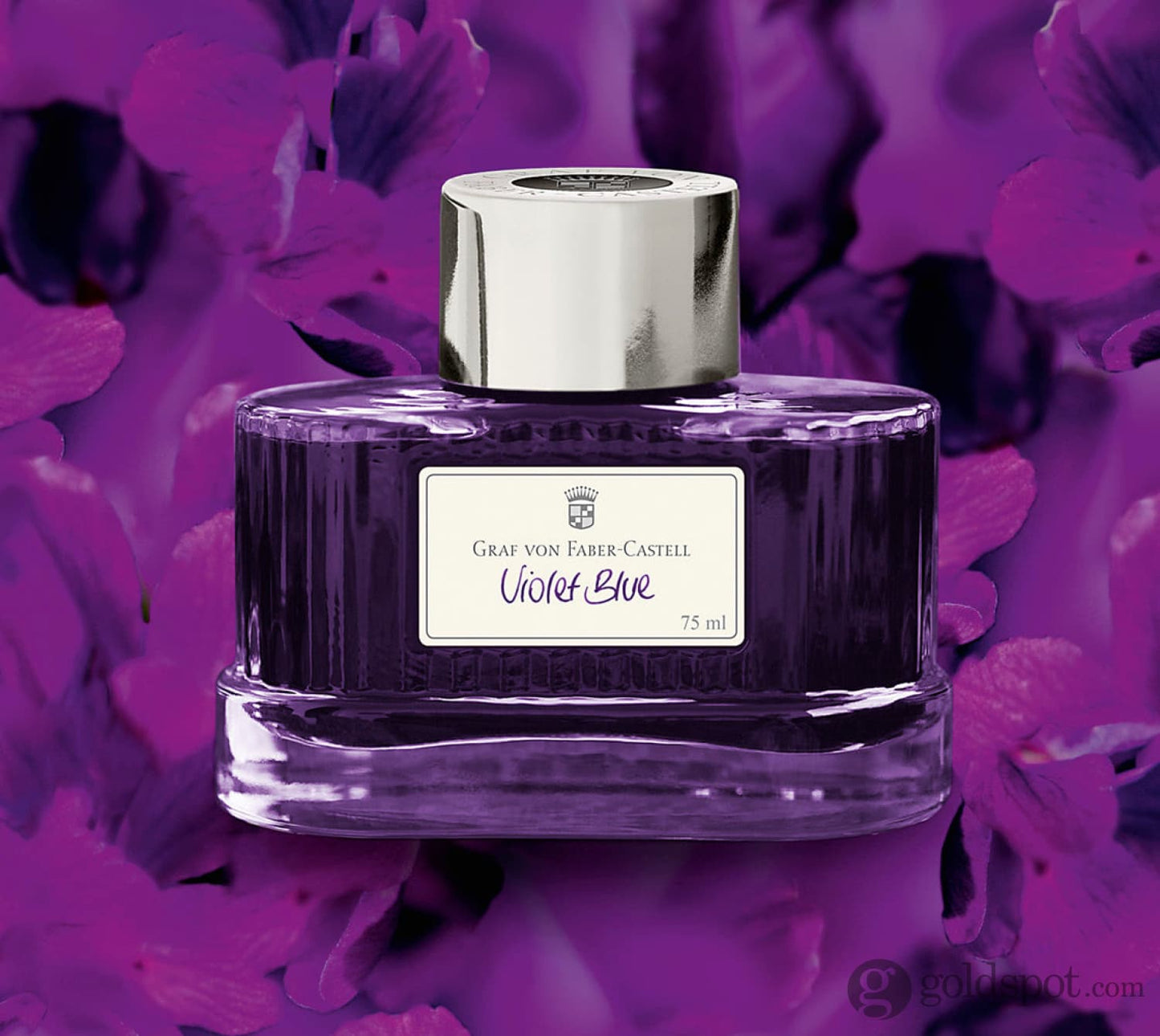 Graf von Faber-Castell Bottled Ink in Violet Blue - 75 mL Bottled Ink