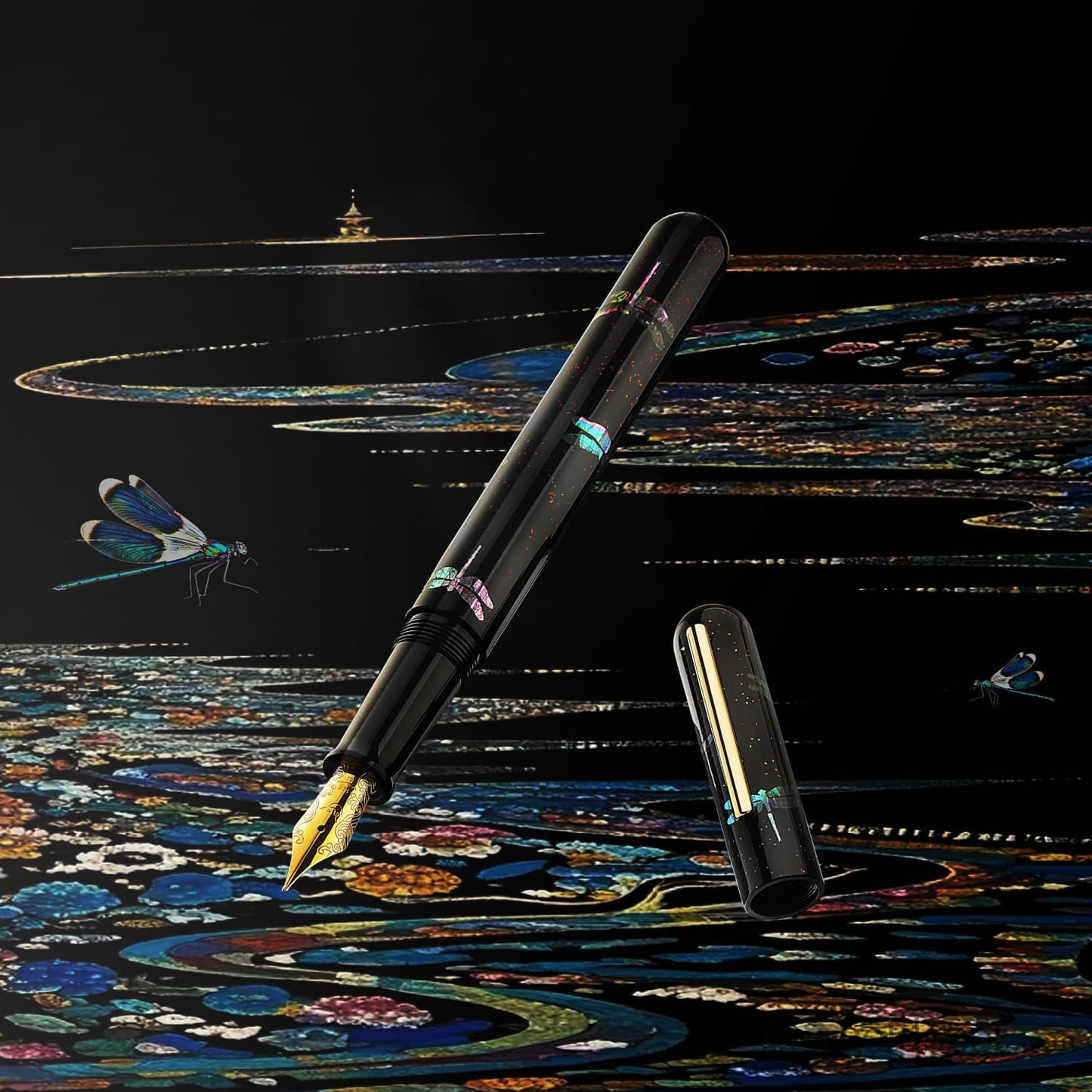 IKKAKU by Nahvalur Fountain Pen in Dragonfly Fountain Pen