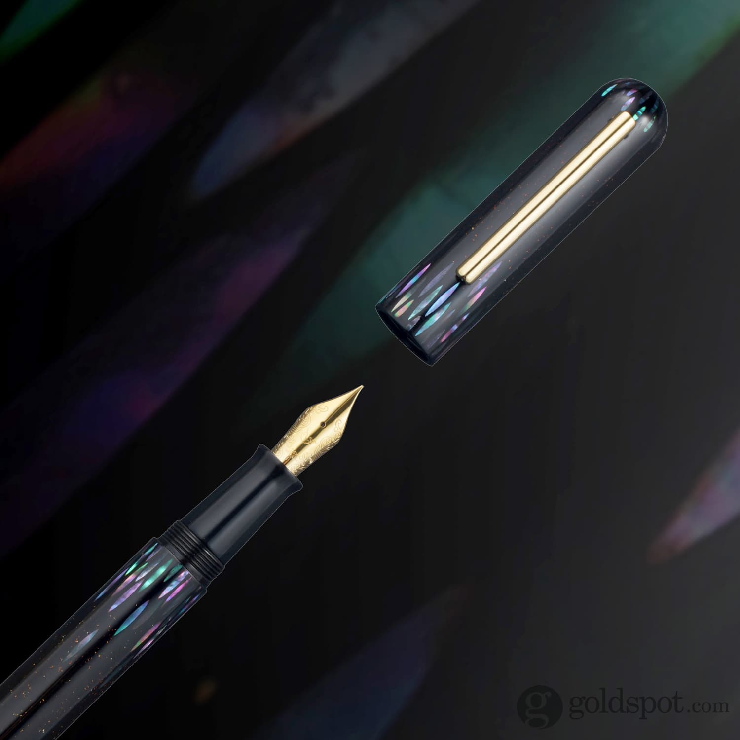 IKKAKU by Nahvalur Fountain Ye-Yu Urushi Raden Pen - Goldspot Pens