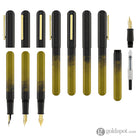 IKKAKU by Nahvalur Gradient Urushi Fountain Pen in Cong-Lü Scallion Green
