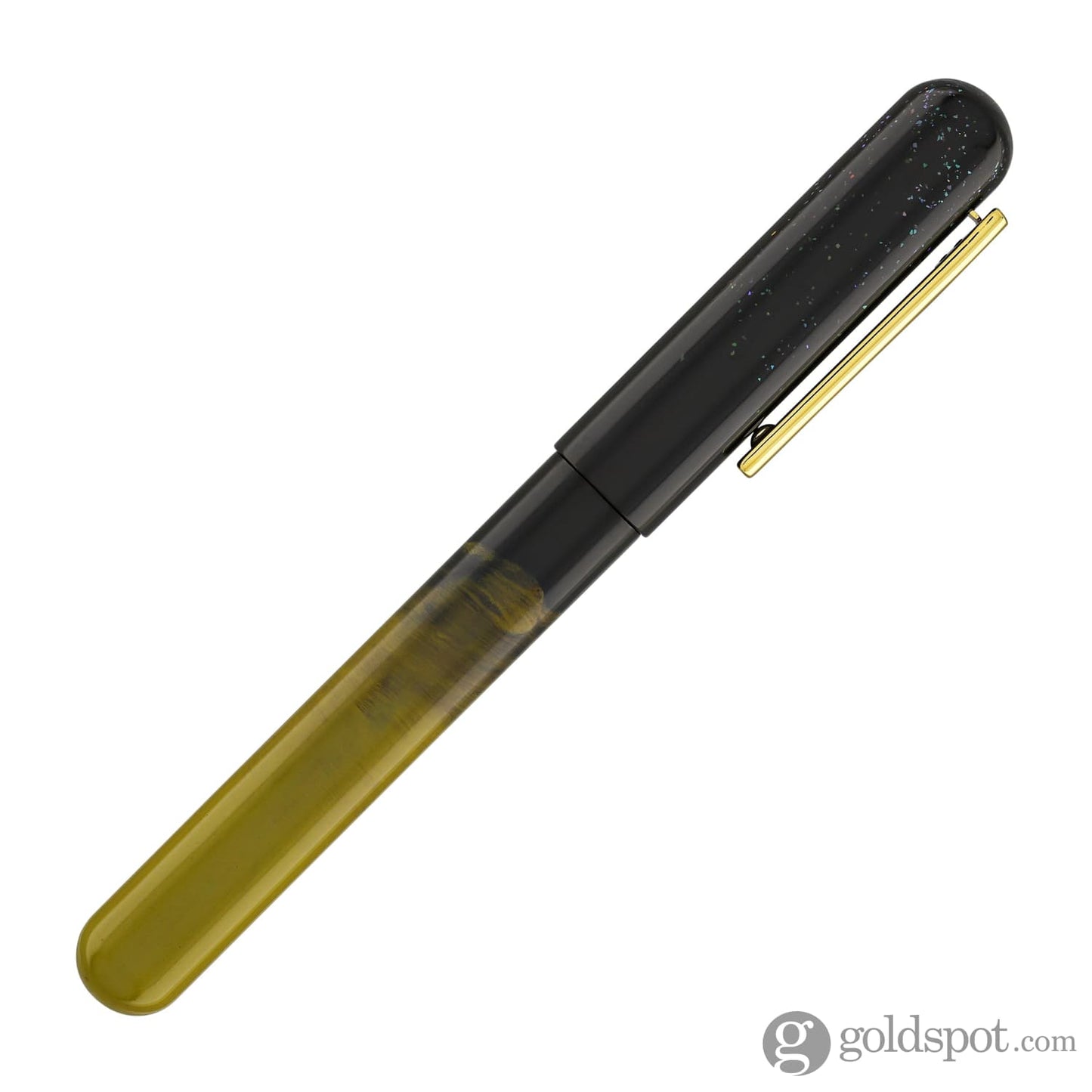 IKKAKU by Nahvalur Gradient Urushi Fountain Pen in Cong-Lü Scallion Green