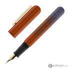 IKKAKU by Nahvalur Gradient Urushi Fountain Pen in Yan-Zhi Vermilion