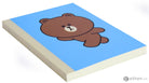 Itoya Profolio Oasis Lined Notebook in LINE FRIENDS BROWN - A6 Notebooks Journals