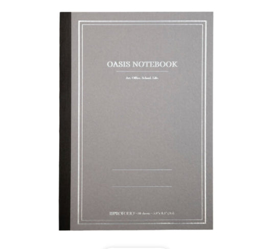 Itoya ProFolio Oasis Medium Notebook in Gray - A5