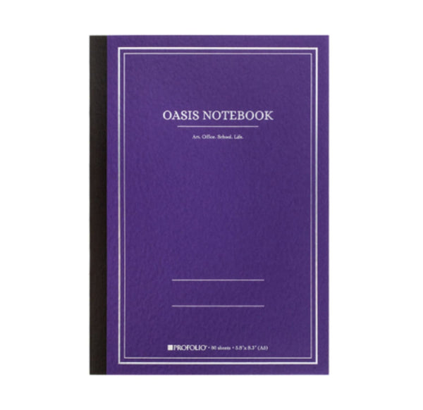 Itoya ProFolio Oasis Medium Notebook in Purple - A5 Notebooks Journals