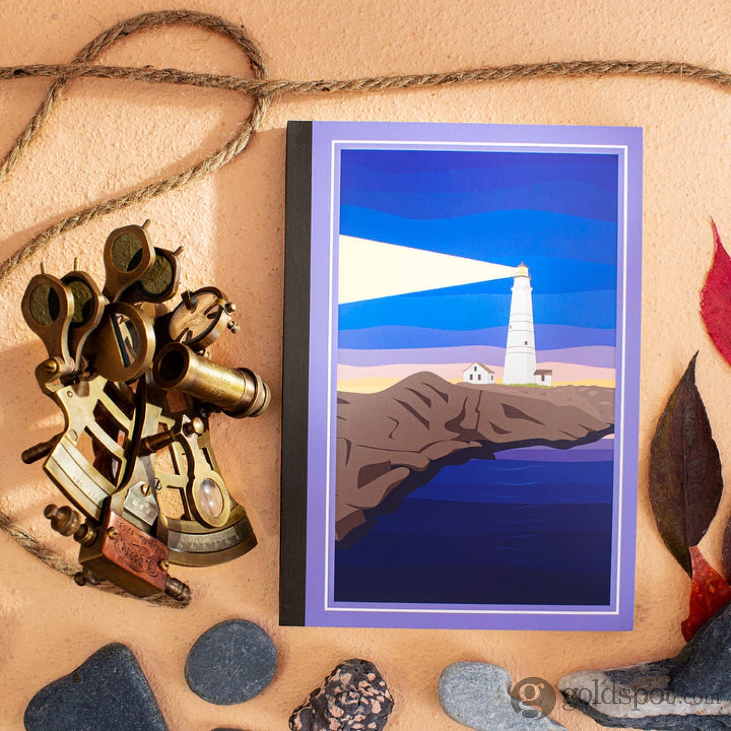 Itoya Profolio Oasis National Parks Lined Notebook in Boston Harbor - A5 Notebooks Journals