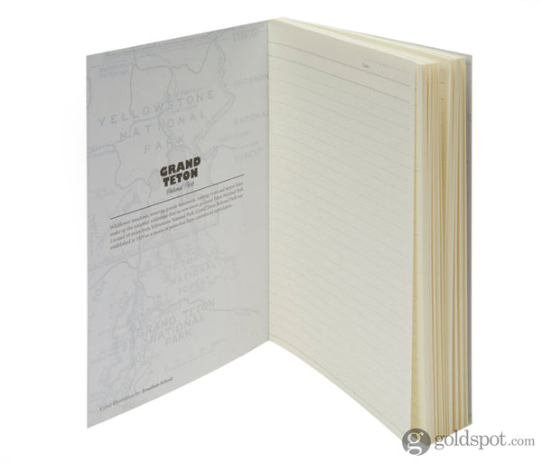 Itoya Profolio Oasis National Parks Lined Notebook in Grand Teton - A5 Notebooks Journals