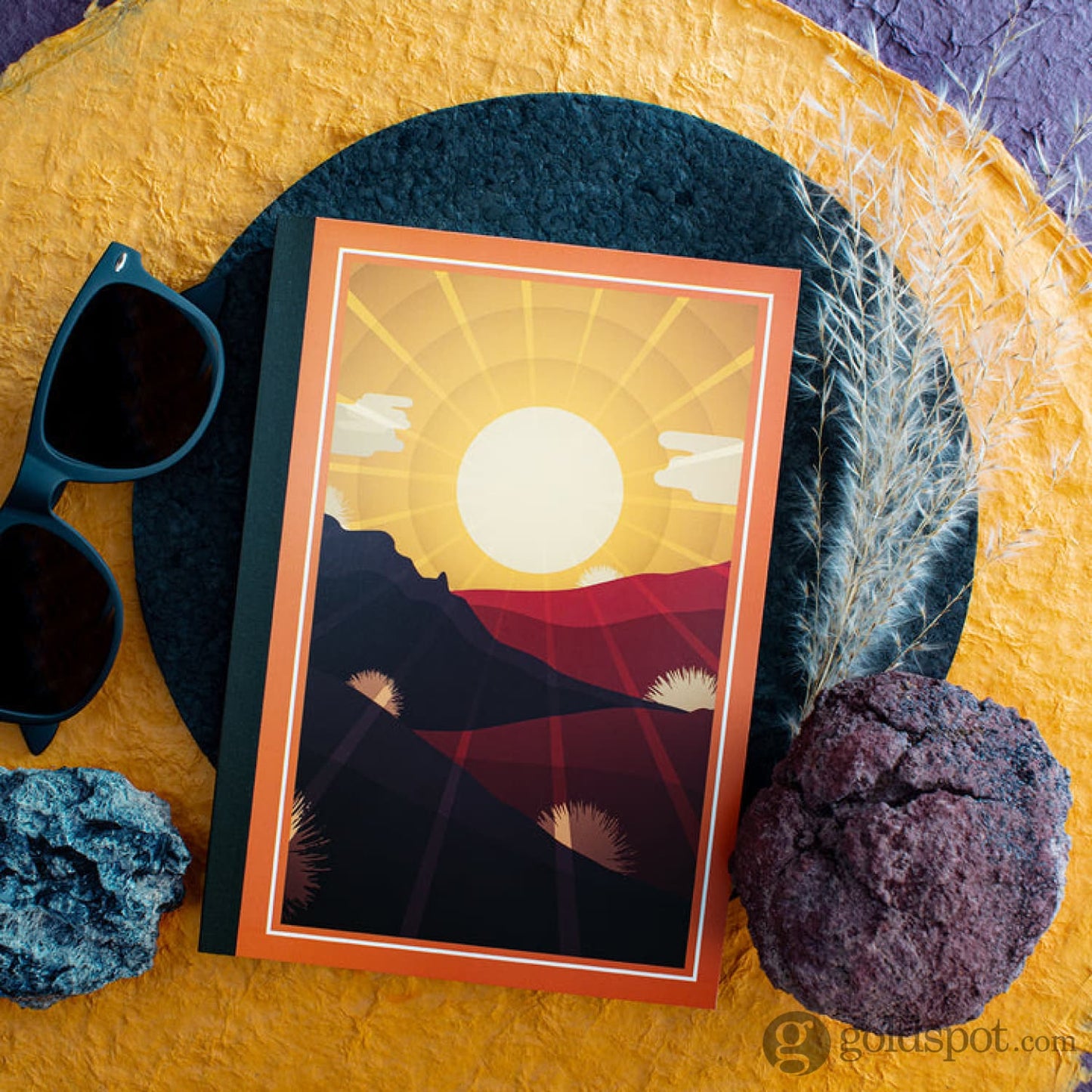 Itoya Profolio Oasis National Parks Lined Notebook in Haleakala - A5 Notebooks Journals