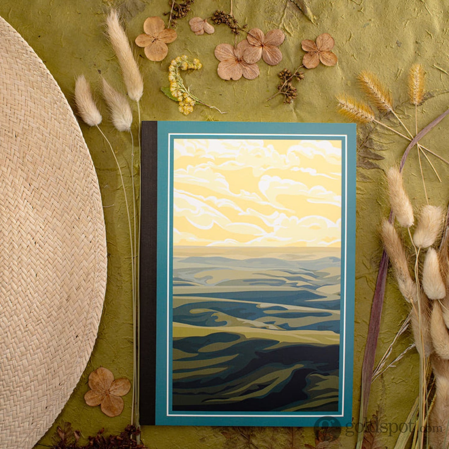 Itoya Profolio Oasis National Parks Lined Notebook in Tallgrass Prairie - A5 Notebooks Journals